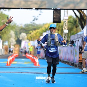 Race photo from BOGORUN 2026