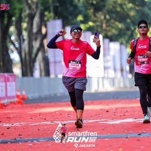 Race photo from SMARTFREN RUN 2026