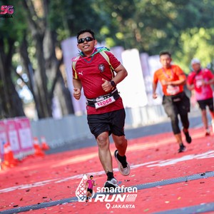 Race photo from SMARTFREN RUN 2026