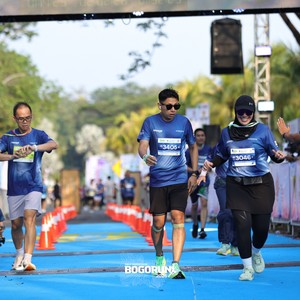 Race photo from BOGORUN 2026