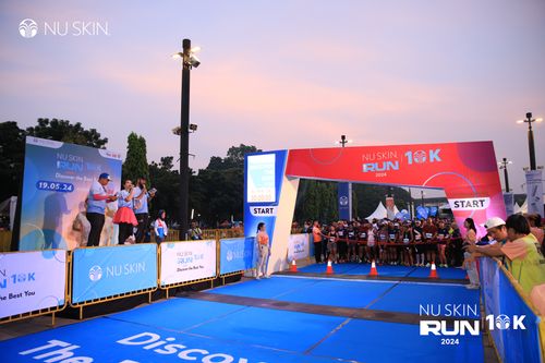 Race photo from Nu Skin Run 10K
