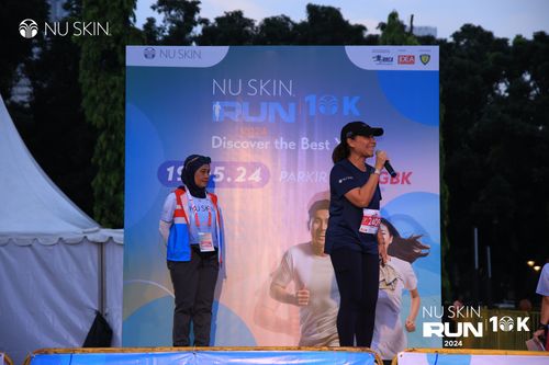 Race photo from Nu Skin Run 10K