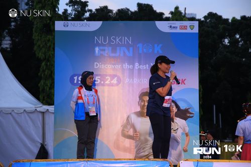 Race photo from Nu Skin Run 10K