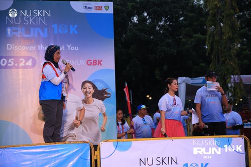 Race photo from Nu Skin Run 10K
