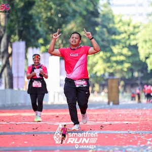 Race photo from SMARTFREN RUN 2026
