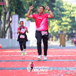 Race photo from SMARTFREN RUN 2026