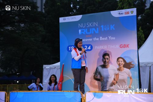 Race photo from Nu Skin Run 10K