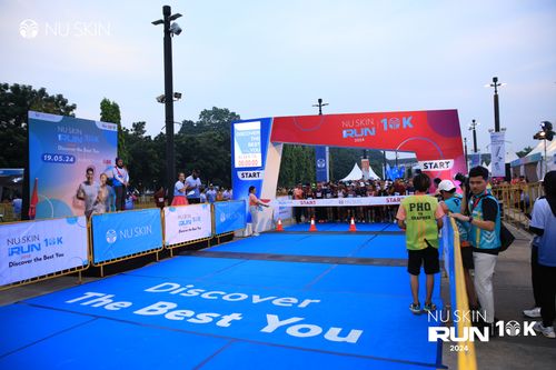 Race photo from Nu Skin Run 10K