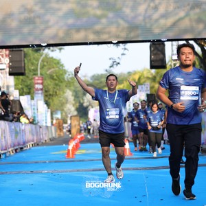 Race photo from BOGORUN 2026