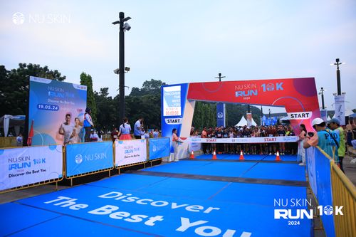 Race photo from Nu Skin Run 10K