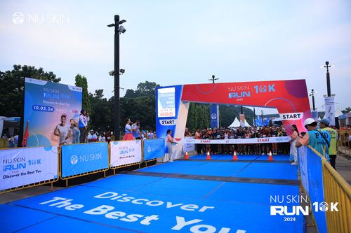 Race photo from Nu Skin Run 10K