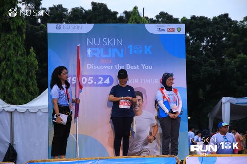Race photo from Nu Skin Run 10K