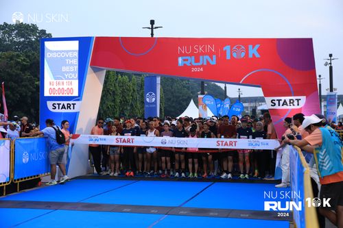 Race photo from Nu Skin Run 10K
