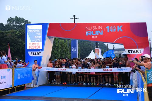 Race photo from Nu Skin Run 10K