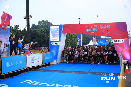 Race photo from Nu Skin Run 10K