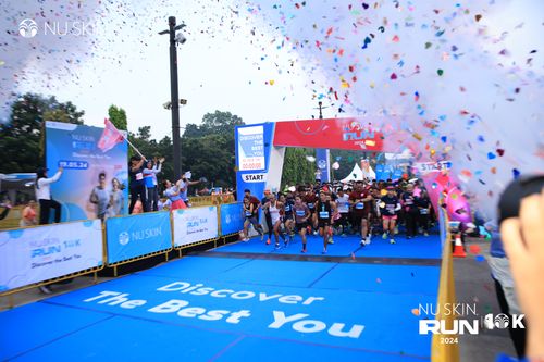 Race photo from Nu Skin Run 10K