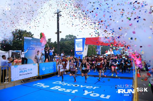 Race photo from Nu Skin Run 10K