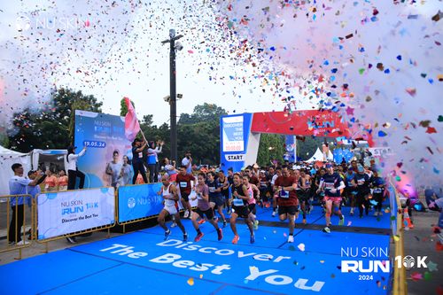Race photo from Nu Skin Run 10K