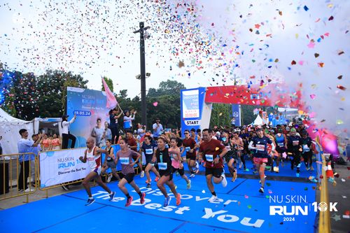 Race photo from Nu Skin Run 10K
