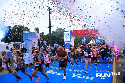 Race photo from Nu Skin Run 10K