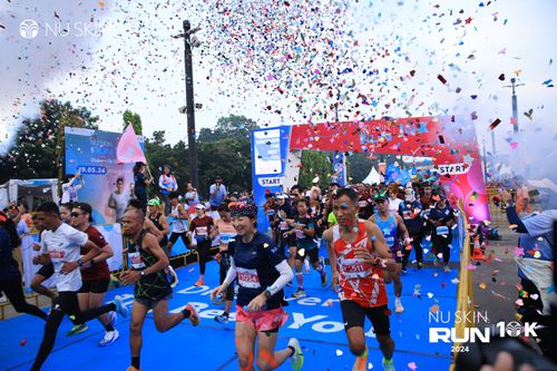 Race photo from Nu Skin Run 10K