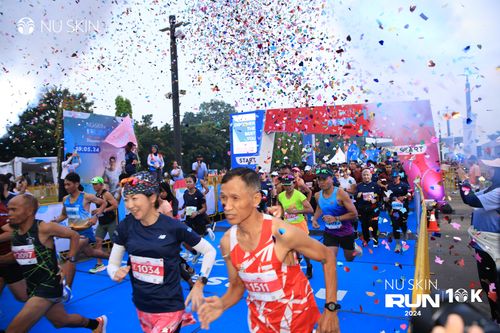 Race photo from Nu Skin Run 10K