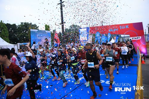 Race photo from Nu Skin Run 10K