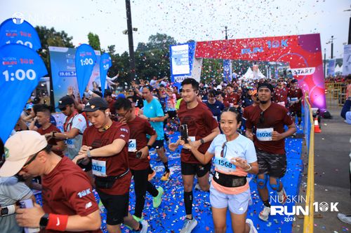 Race photo from Nu Skin Run 10K
