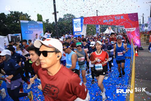Race photo from Nu Skin Run 10K