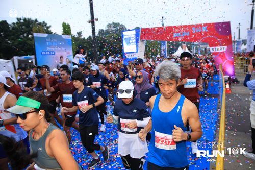 Race photo from Nu Skin Run 10K