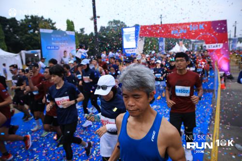 Race photo from Nu Skin Run 10K