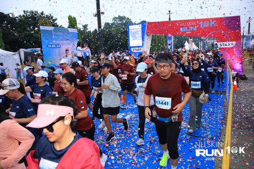 Race photo from Nu Skin Run 10K