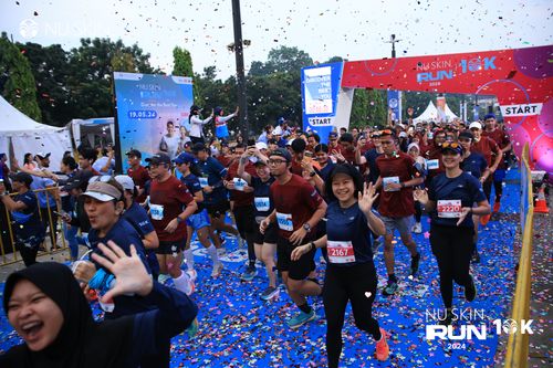 Race photo from Nu Skin Run 10K
