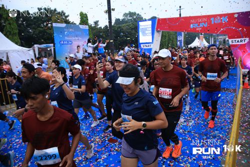 Race photo from Nu Skin Run 10K
