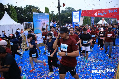 Race photo from Nu Skin Run 10K