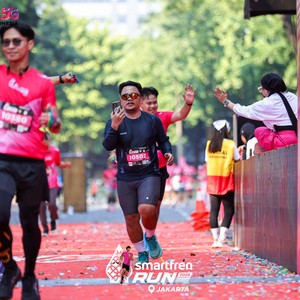 Race photo from SMARTFREN RUN 2026
