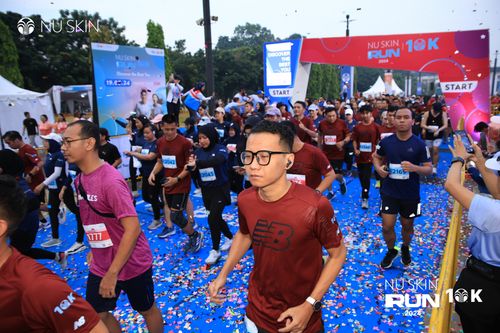 Race photo from Nu Skin Run 10K
