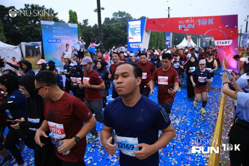 Race photo from Nu Skin Run 10K