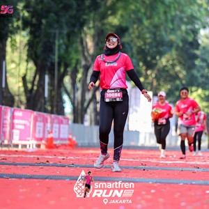 Race photo from SMARTFREN RUN 2026
