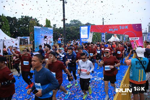 Race photo from Nu Skin Run 10K