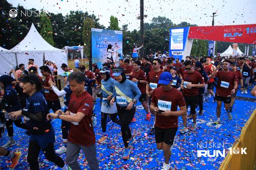 Race photo from Nu Skin Run 10K