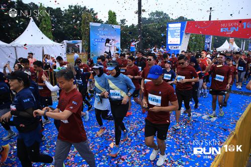 Race photo from Nu Skin Run 10K