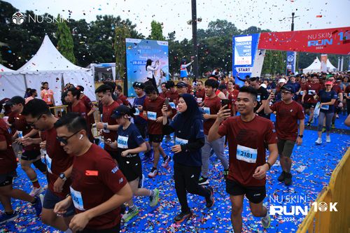 Race photo from Nu Skin Run 10K