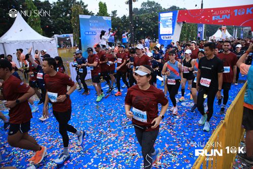 Race photo from Nu Skin Run 10K