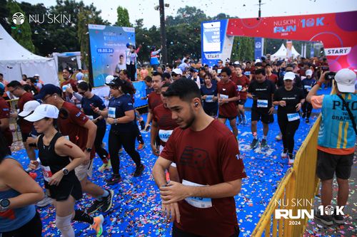Race photo from Nu Skin Run 10K