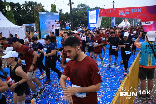 Race photo from Nu Skin Run 10K
