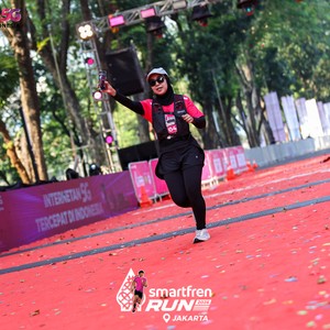 Race photo from SMARTFREN RUN 2026