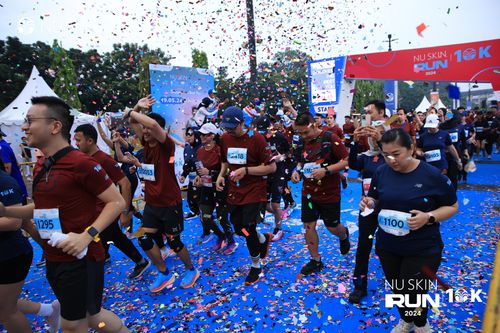 Race photo from Nu Skin Run 10K