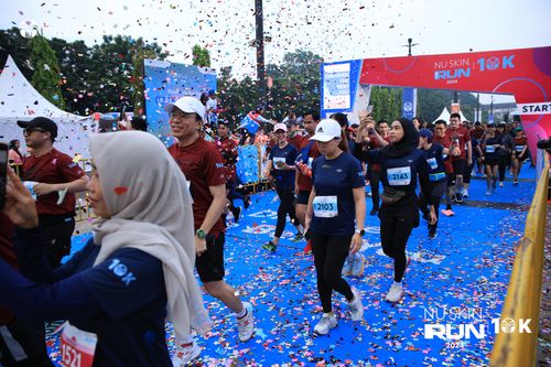Race photo from Nu Skin Run 10K