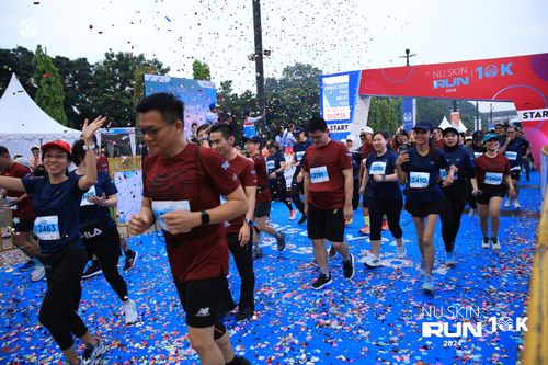 Race photo from Nu Skin Run 10K
